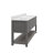 Cronin 72'' Double Bathroom Vanity with Marble Top-54029645
