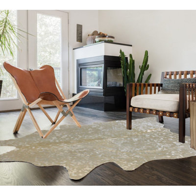 Springer Novelty 150 cm x 200 cm Animal Print Cowhide Area Rug