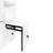 Modern Shoe Rack With Pull-Down Seat And 3 Adjustable Drawers, White Space Cabinet Flip Drawers Seat,
