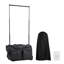 Sac de danse avec portemanteau, sac de danse à roulettes 23 pouces, avec roues, port USB, portemanteau réglable en hauteur, rideau de protection de la vie privée, idéal pour les voyages et les compétitions, noir mat-120413586-120413584