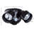 Dual Head Motion Sensor LED Wireless Security Light- Outdoor Porch, Deck, Window Adjustable Light, Battery Powered- By Stalwart Security- Black