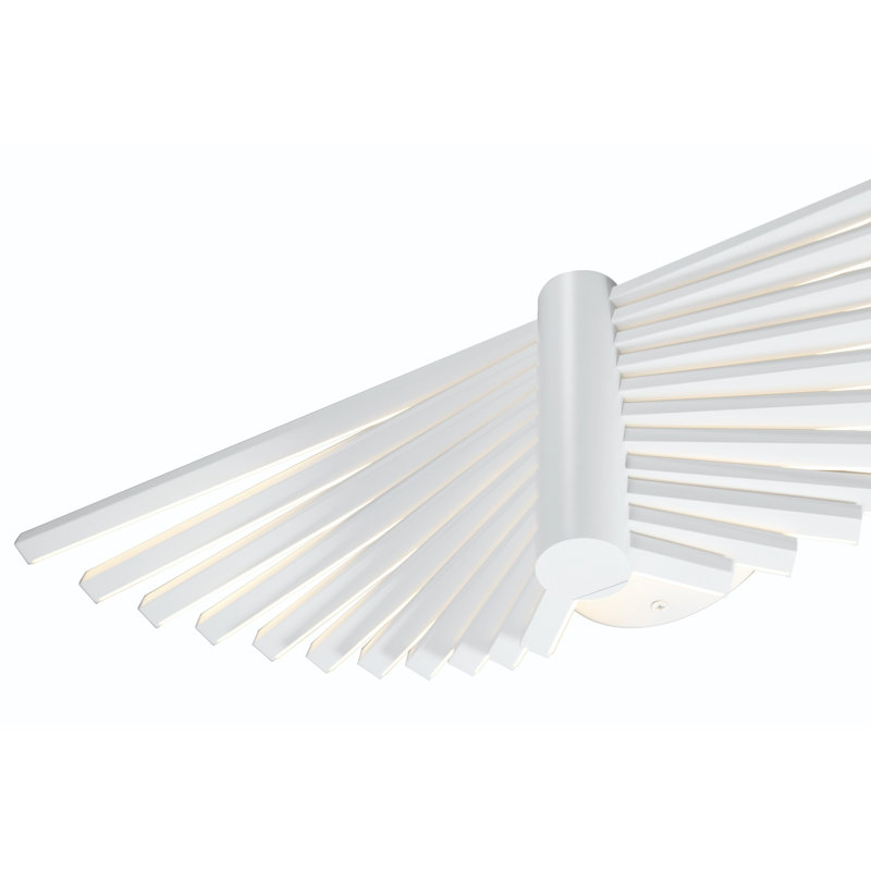 Seraph 1 Light 24.5" Sconce, White