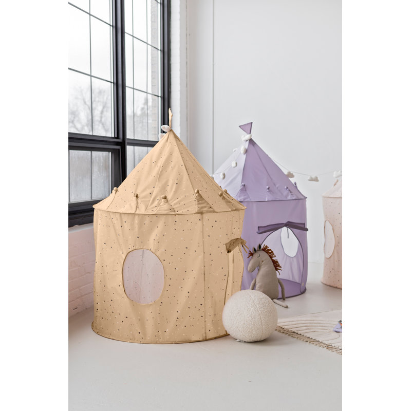 Terrazzo Clay Recycled Fabric Kids Play Tent Castle