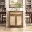 Ciauna 34'' Rattan Sideboard Accent Cabinet with 1 Storage Drawer Adjustable Shelf-1411238034
