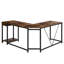 Denise L-Shaped Metal Base Computer Desk