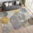 Machine Washable Indoor/Outdoor Chantille ACN2381 Circles Rug-1278480047