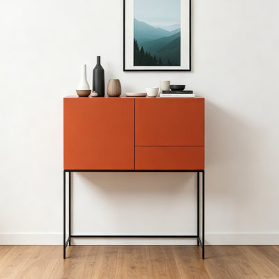 Italian Minimalist Entryway Cabinet