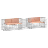 Teak Galvanized Steel Storage Bench