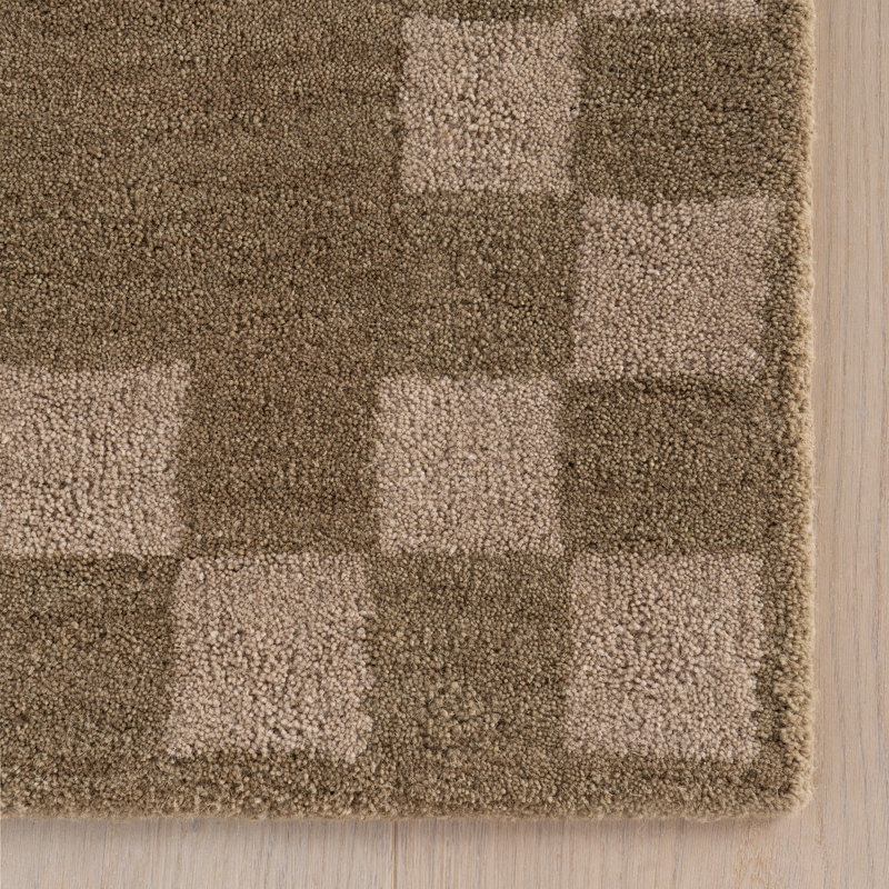 Treva Transitional Checkered Rug, Rectangle 7'6" x 9'6"