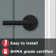 Milan Privacy Door Lever with Round Rosette