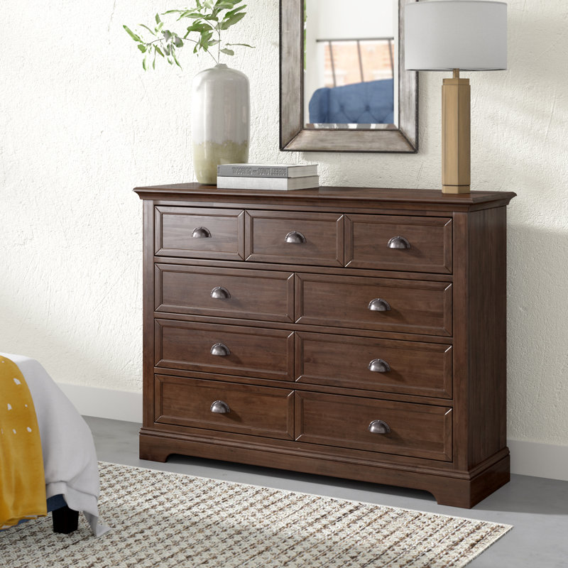 Commode 7 tiroirs avec miroir Huey