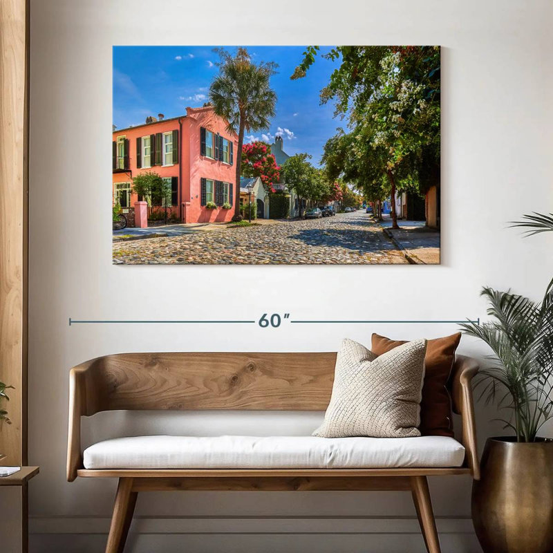 Sireci Charming Charleston Street, 32" H x 48" W