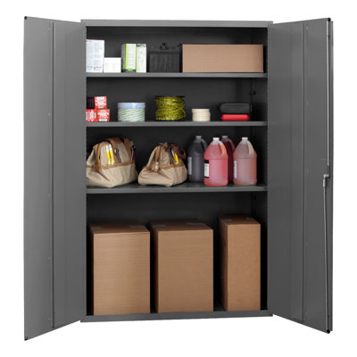72" H x 48" W x 24" D Flush Door Style Storage Cabinet
