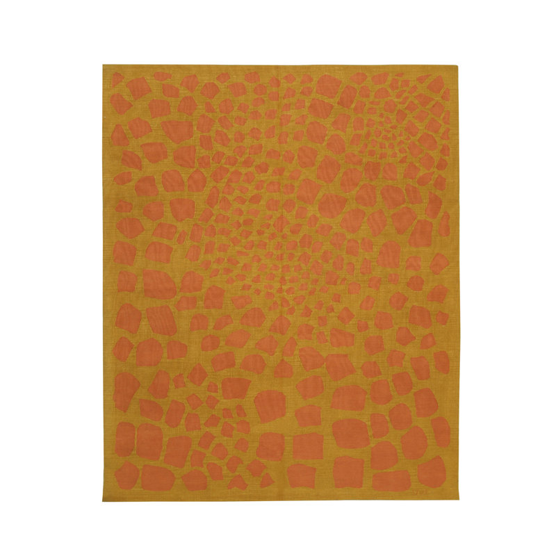 Bradninch Ruby Rust Flatweave Wool Area Rug