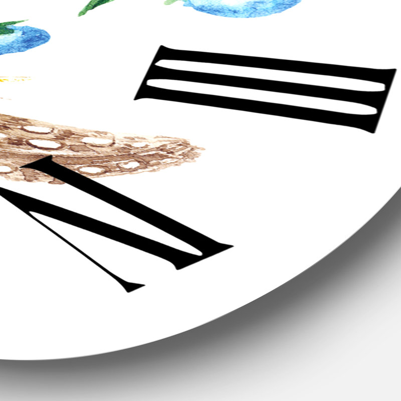 Horloge murale traditionnelle Fresh Forest, Surdimensionné