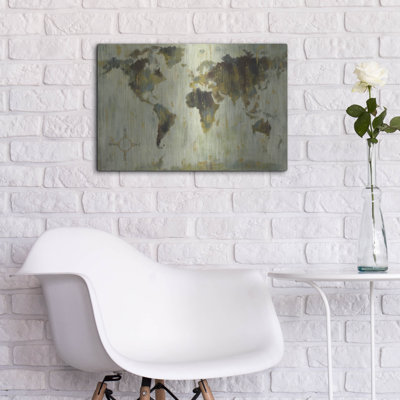 «Bronze World Map» par Silvia Vassileva
