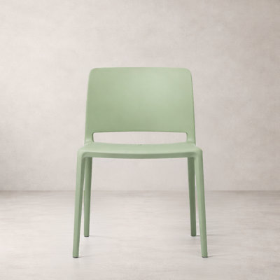 Chaise en plastique Durham, vert