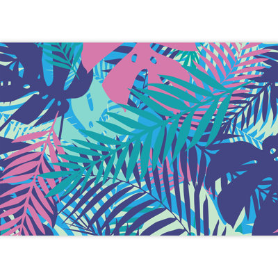 Tropical Leaf Peel & Stick Border