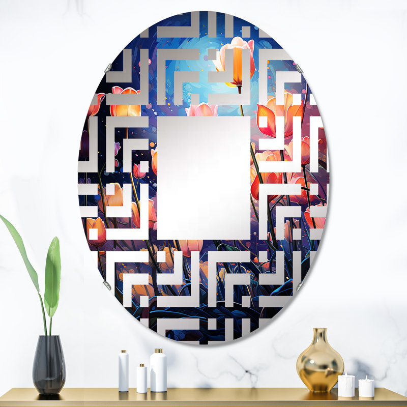 Oval Mirror, 24" W x 36" H