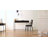 Springer Julina Rectangular Iron 2-Drawer Writing Desk with Built-In Outlet and Cable Management-554220066