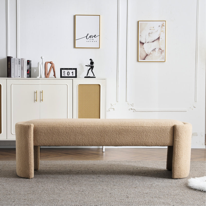 Elegant Camel Lounge - Structure en bois, ajoute de l'élégance à la maison avec un style moderne de construction pour divers intérieurs