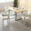 Chaises de salle à manger rembourrées modernes avec accoudoirs pour la cuisine / salle à manger / salon-729781005-729781006