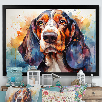 " Dog Basset Hound Beauty I "