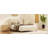 Modern Cream Velvet Upholstered Platform Bed With Wingback Headboard And Walnut Wooden Legs, No Box Spring Needed-234523590