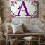 Toile «A Large Ornate», lettre A In a Rich Vibrant-1498261767