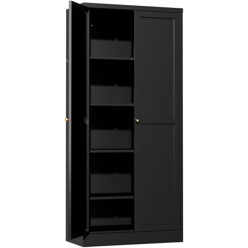 Armoire en métal avec 4 tablettes