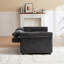 2 Seat Dark Grey Bed With Adjustable Back And Soft Cushion Charging Velvet Cover