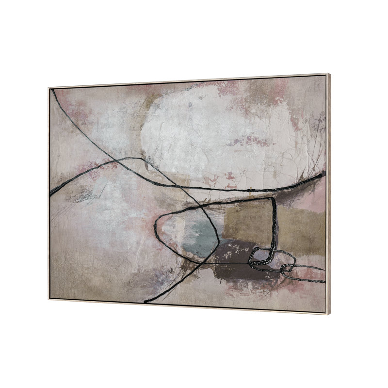 «Kinetic Abstract», art mural encadré