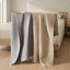 Ensemble de courtepointe en coton 3 pièces pour très grand lit gris clair