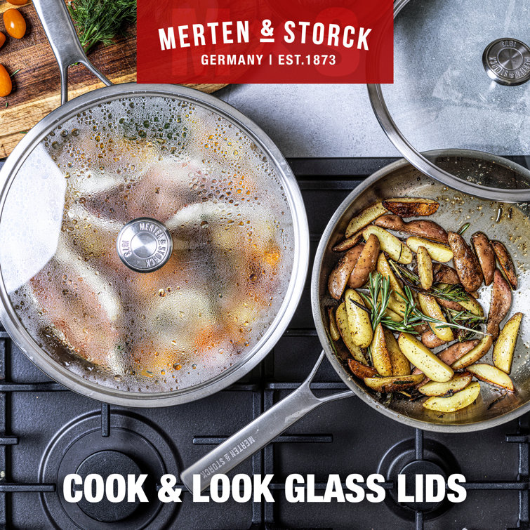 Merten & Storck Steel Core Enameled 2-Quart Saucepan with Lid