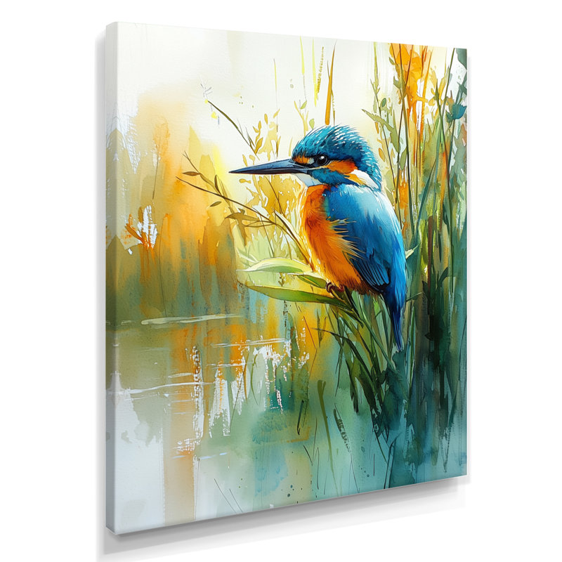 Lawrence - animaux, art mural, salon, H 20 po x l 12 po, Wrapped Canvas, Does Not Apply