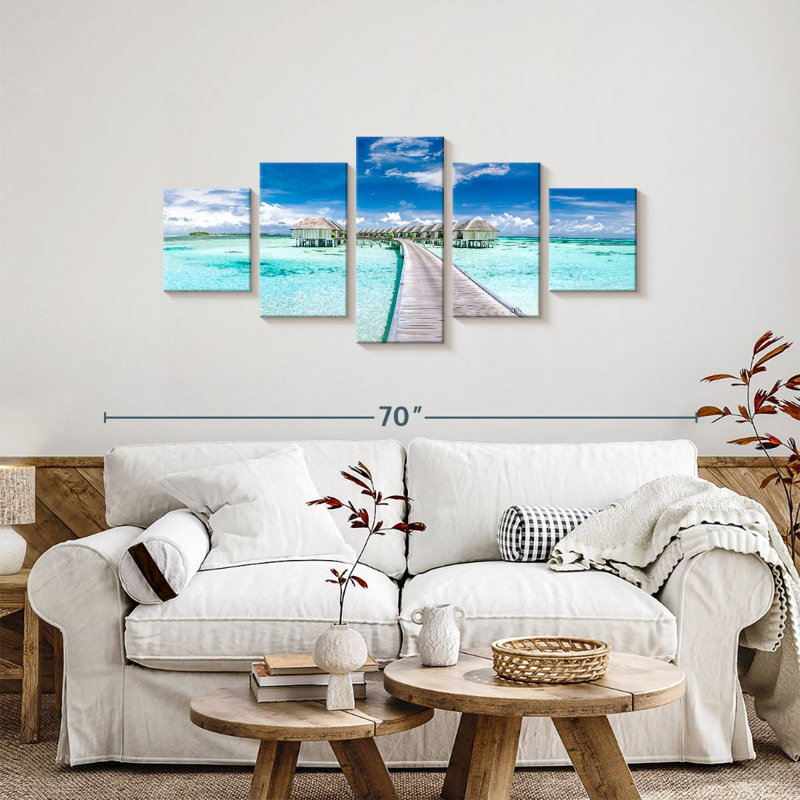 Gillard Maldives, 24" H x 55" W
