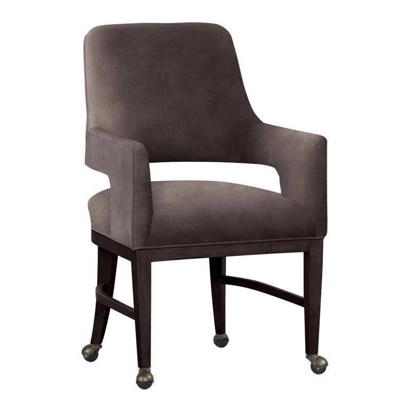 Chaise avec accoudoirs Josie, Vison 9953, Espresso