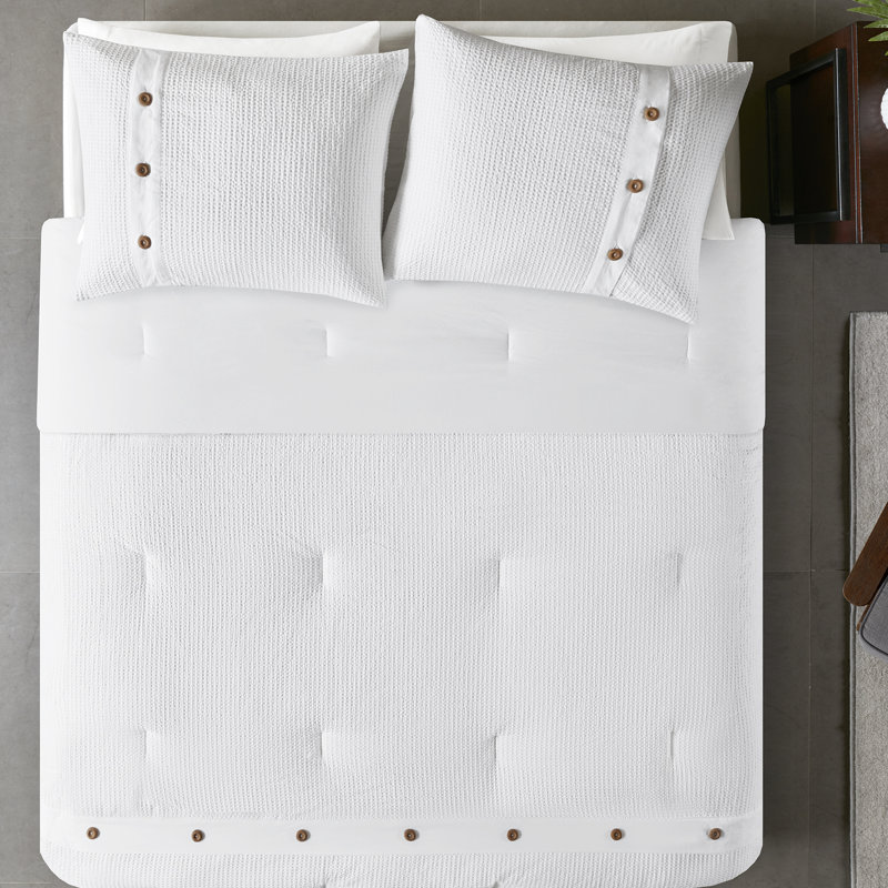 Marcus Cotton Comforter, King/Cal King Comforter + 2 Shams