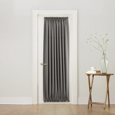 Panneau de rideau à œillets thermique Wayfair Basics® pour porte à économie d'énergie