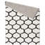 Tapis blanc à motif géométrique Esquer-1527984144