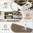 Hall Tree With Bench And Shoe Storage, 6-In-1 Entryway Organizer, MDF Wood, Embossed Wood  Finish-26585073