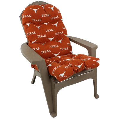Coussin de chaise adirondack intérieur/extérieur NCAA