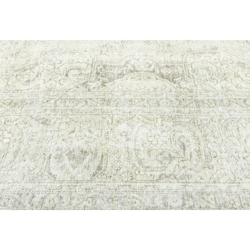 Cream Traditional 9X12 Oriental Area Rug