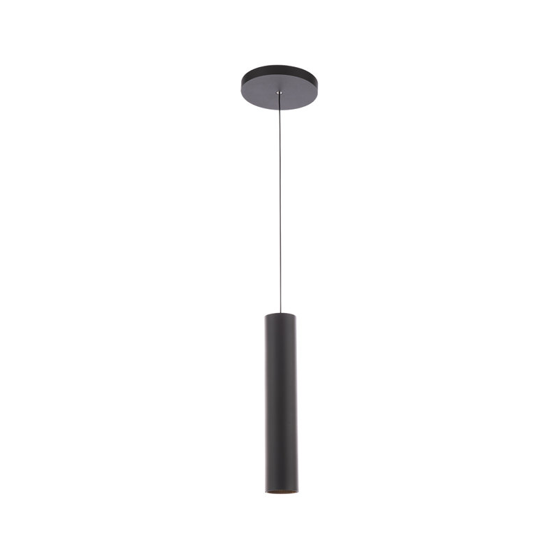 Luminaire suspendu à DEL 13,5 po Silo, Noir / blanc, 3500
