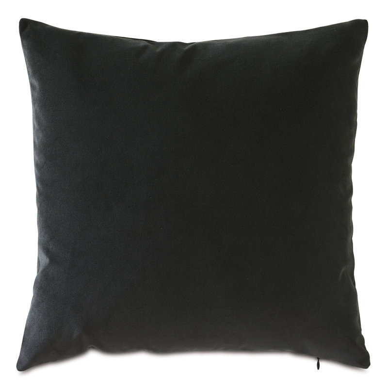 Tudor Square Pillow Cover & Insert, Onyx