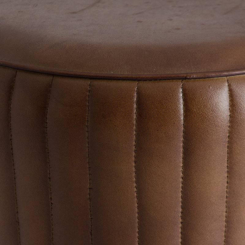 Seney Upholstered Counter Stool with Metal Frame