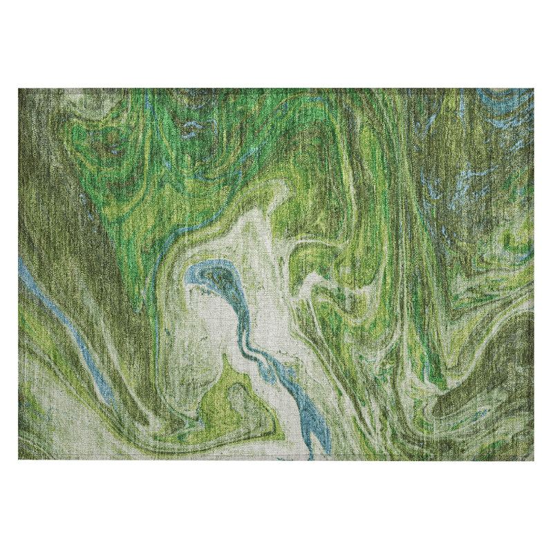  Machine Washable Indoor/Outdoor Chayden ACN1061 Rug, Rectangle 1'8" x 2'6"