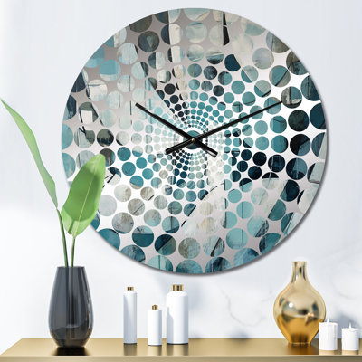 Yan - Abstract Marble Wall Clock