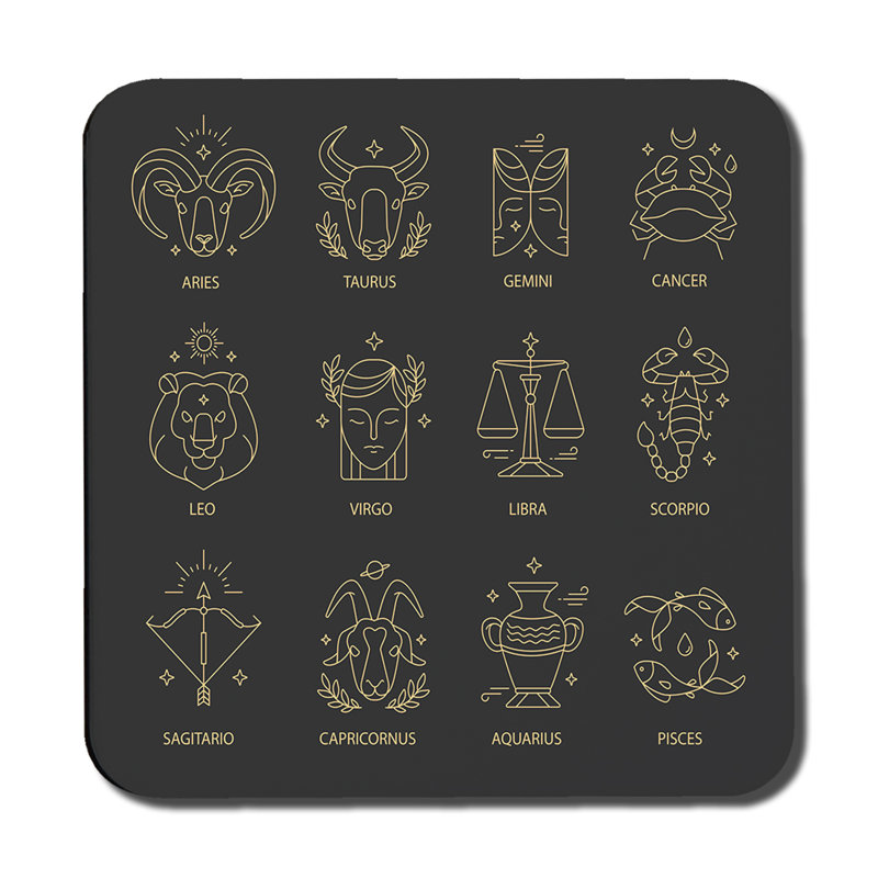 Square 6 Piece Coaster Set