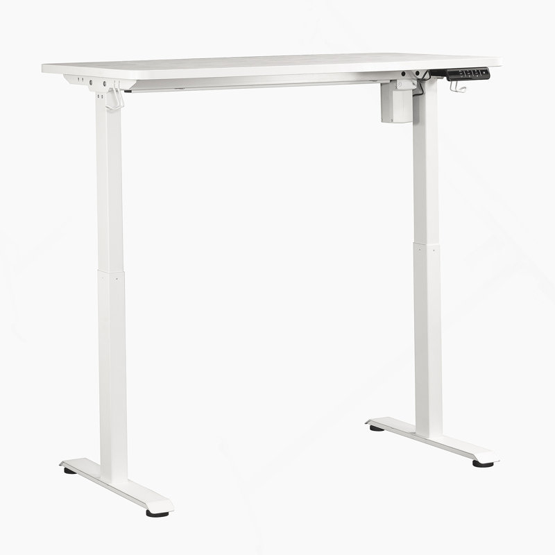 Rectangle Desk With Built-In USB Type A And C Ports